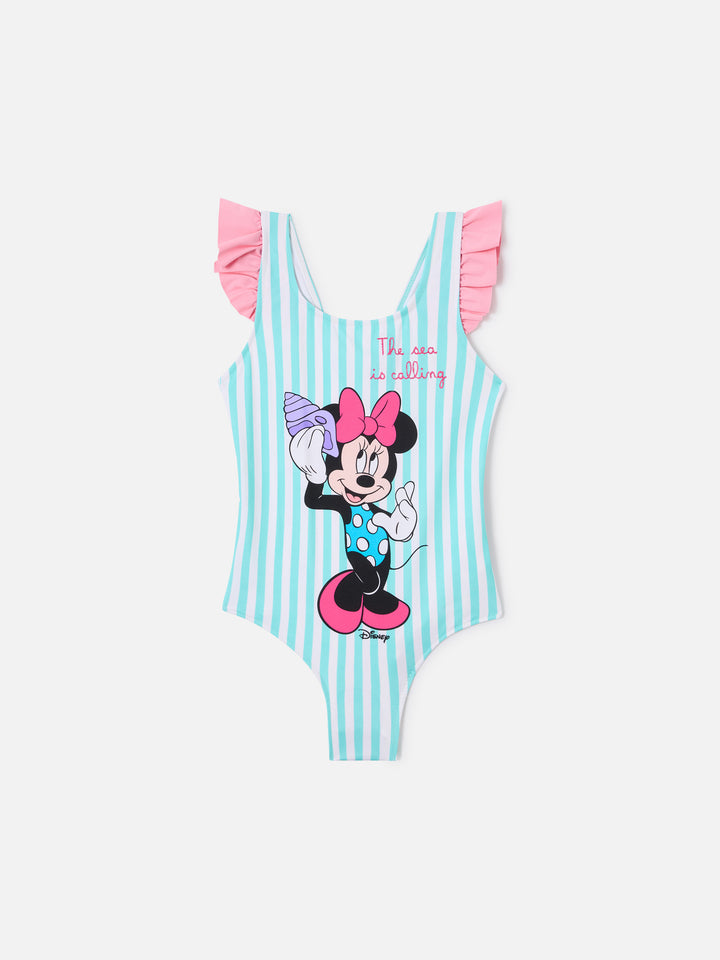 Costume intero Carol con stampa Minnie a righe | Special Edition