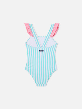 Costume intero Carol con stampa Minnie a righe | Special Edition