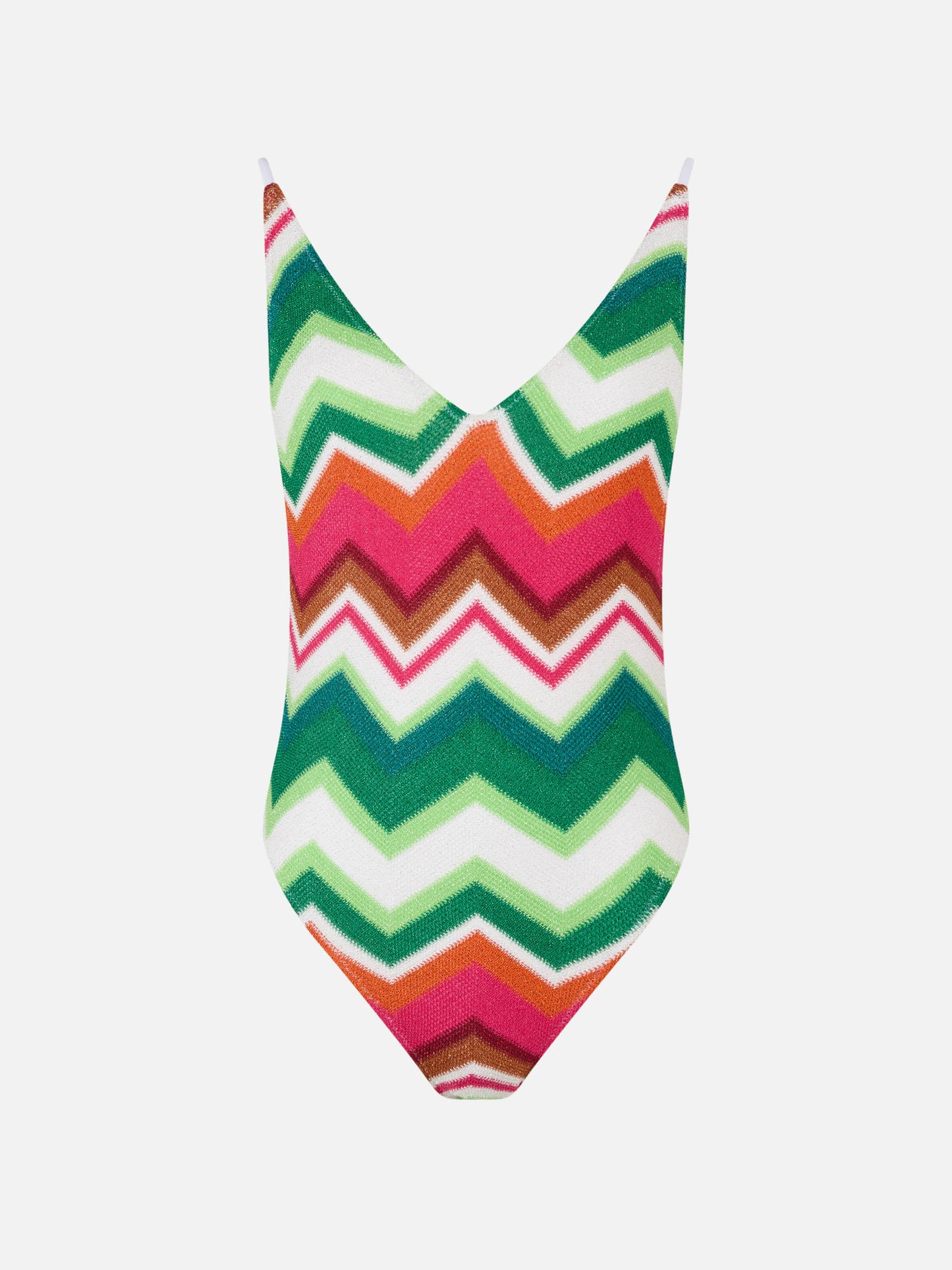 Knitted one piece swimsuit