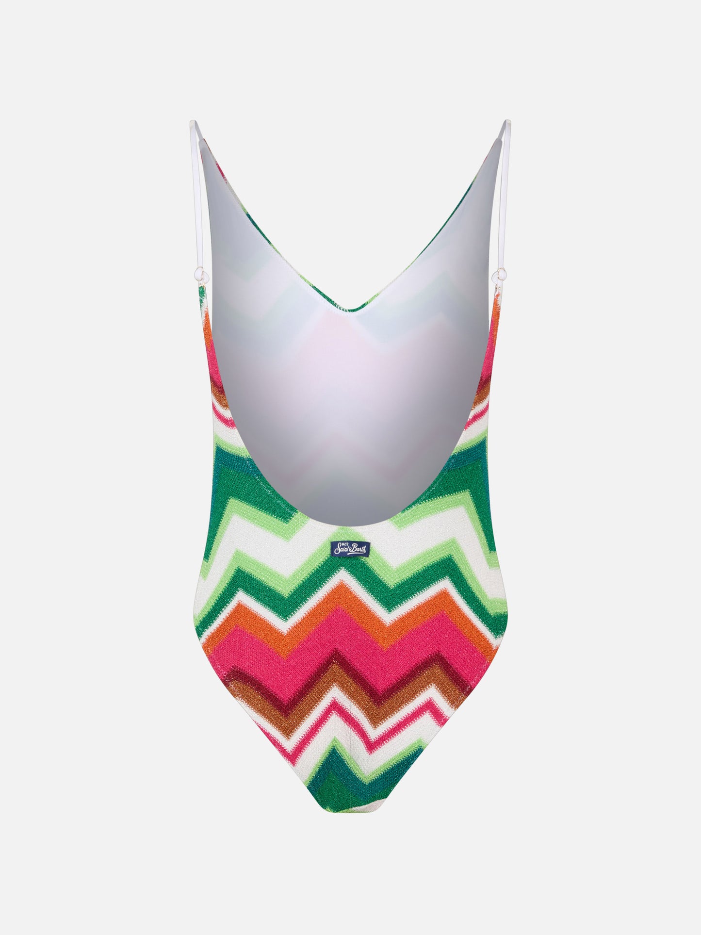 Knitted one piece swimsuit