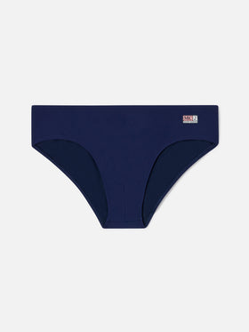 Cayo solid navy blueswim briefs