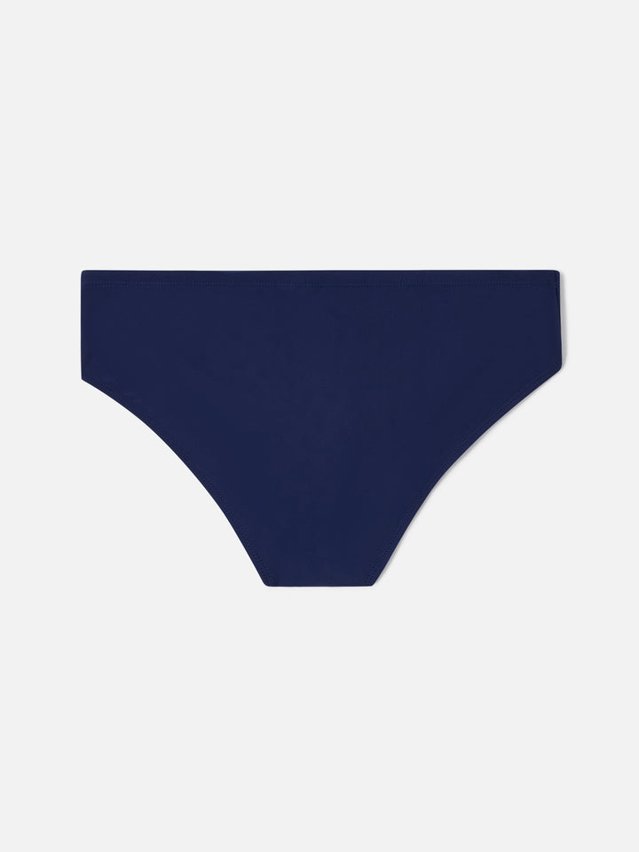Cayo einfarbige marineblaue Badehose 