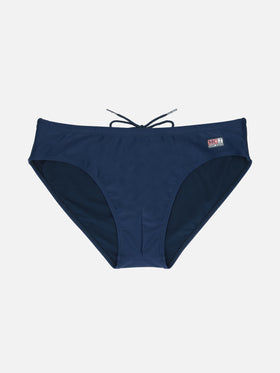 Cayo einfarbige marineblaue Badehose 