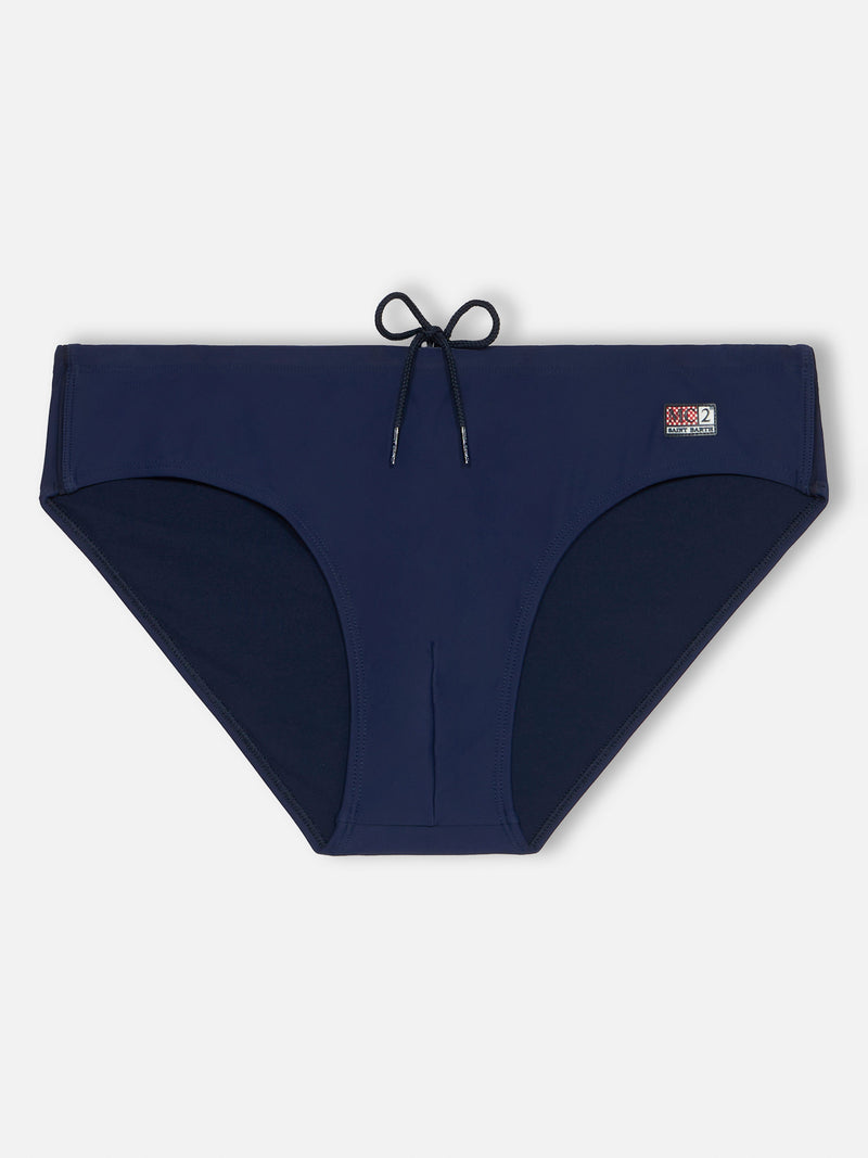 Slip da bagno da uomo blu navy Cayo