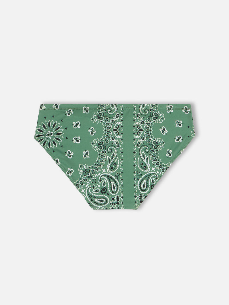 Man bandanna swim briefs Cayo