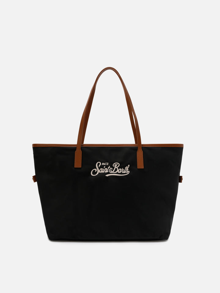 Black City nylon large bag