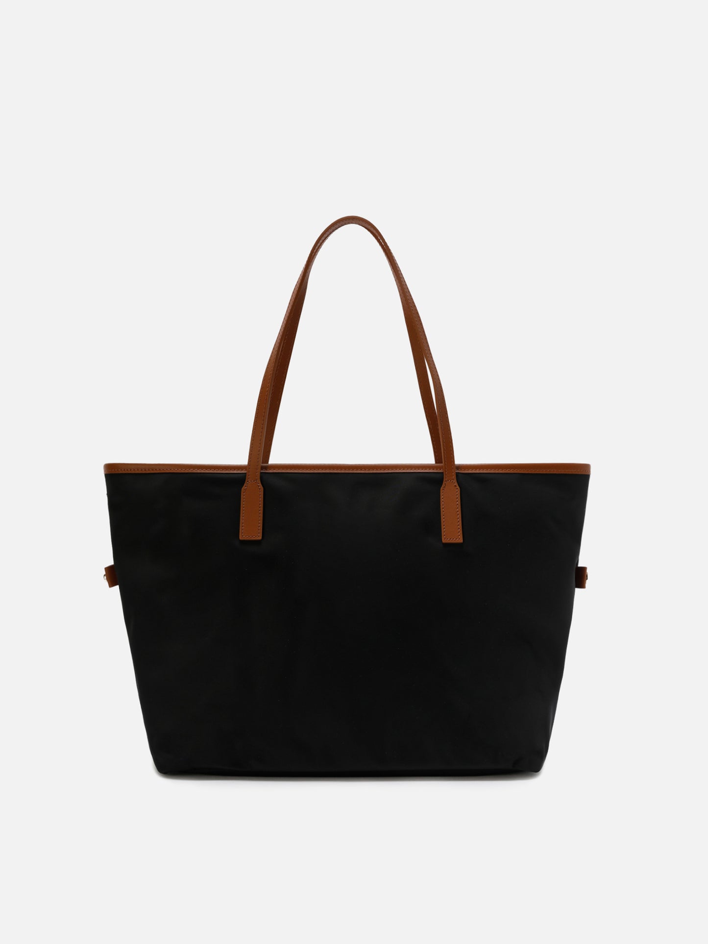 Borsa City nera large in nylon