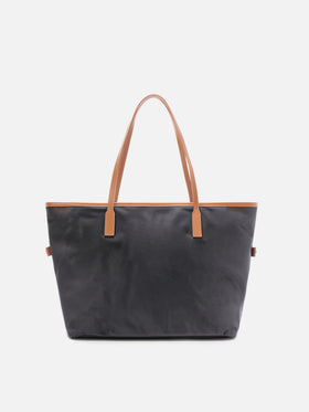 Borsa City nera regular in nylon