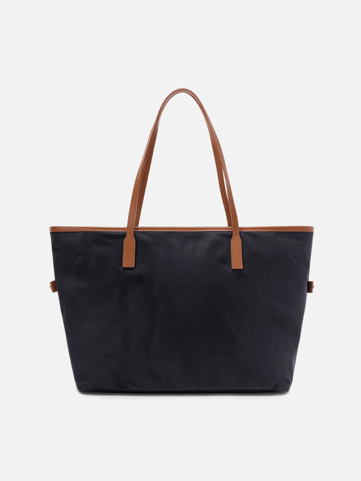 Borsa City nera regular in nylon