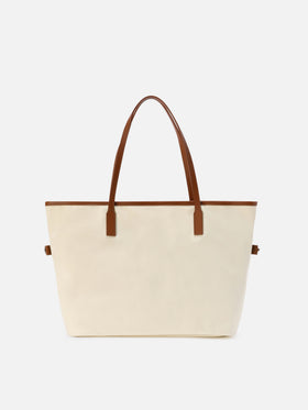 Borsa City regular bianca in nylon