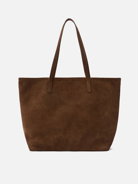Borsa City regular in camoscio marrone