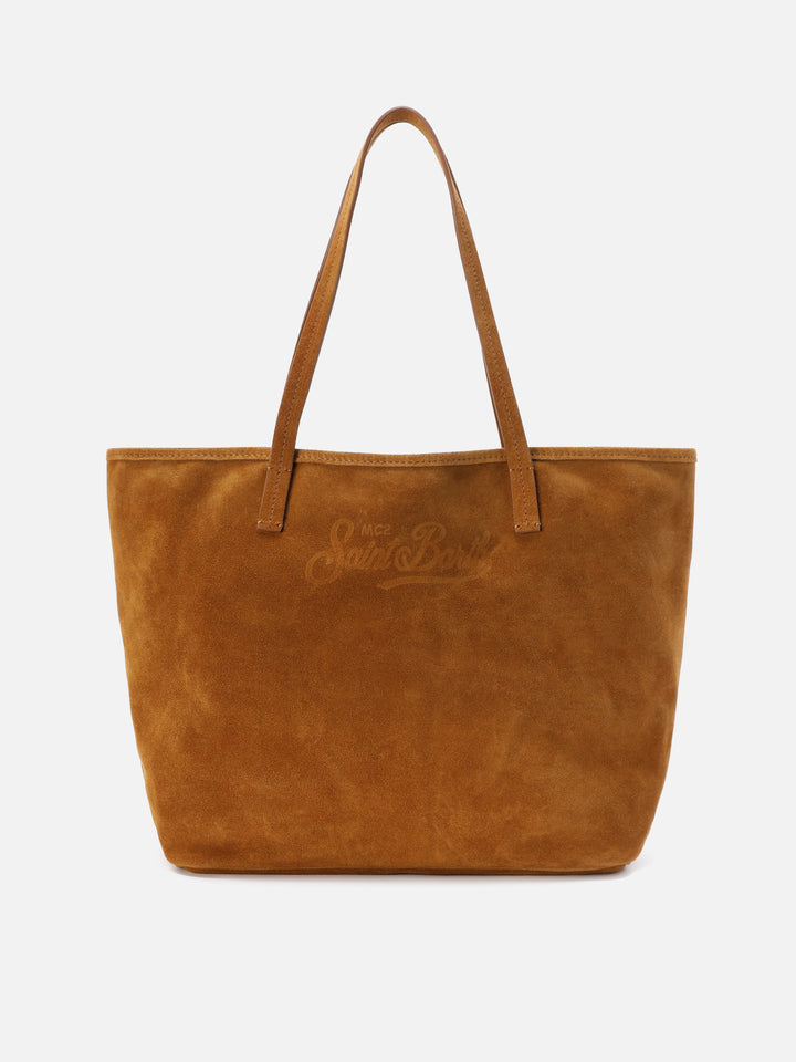 Borsa City regular in camoscio cammello