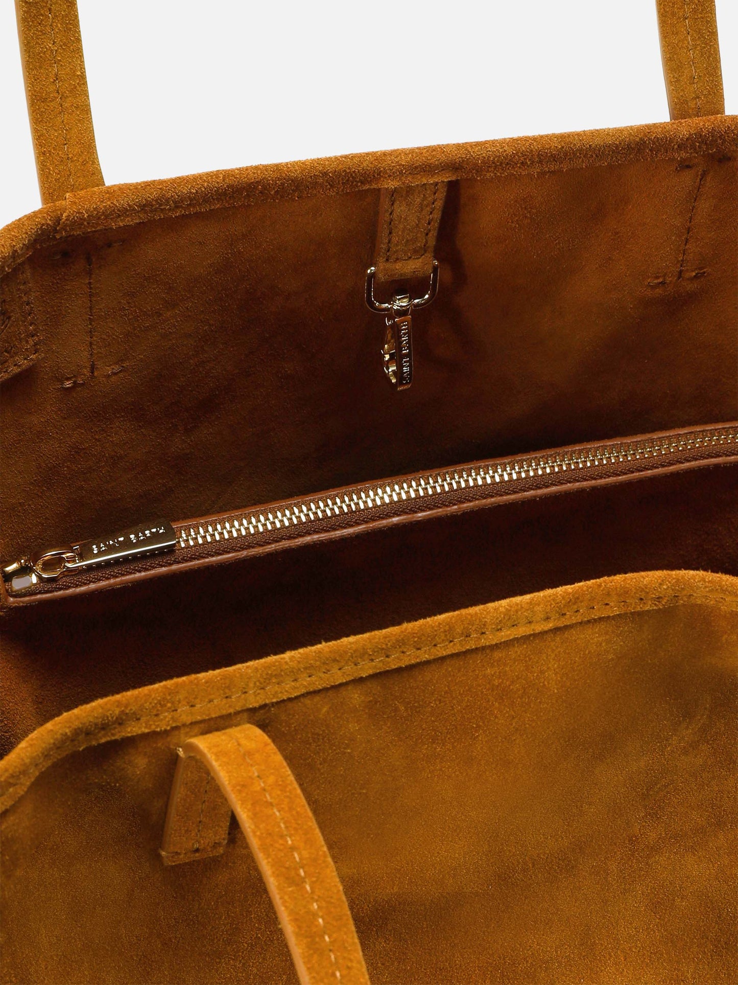 Camel suede City regular bag