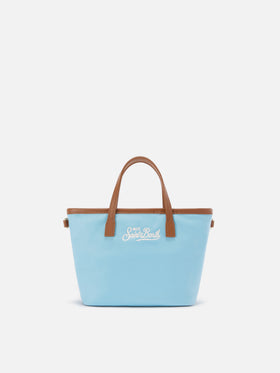 Light blue City mini nylon bag