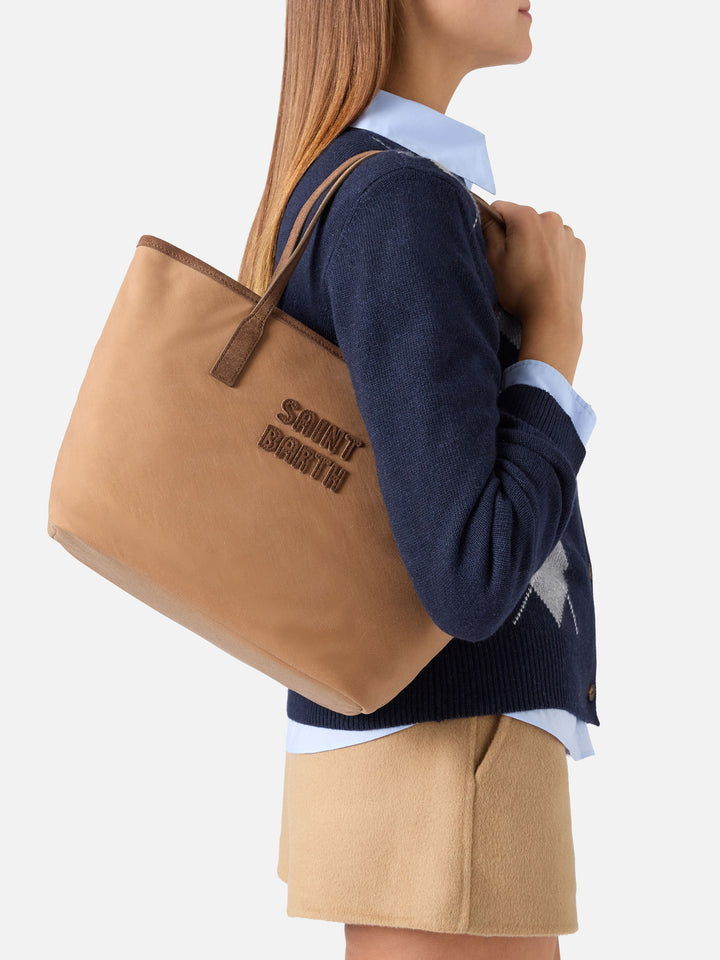 Sac ciré Nut Medium City avec logo brodé 