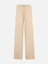 Woman beige knit pants Cabon