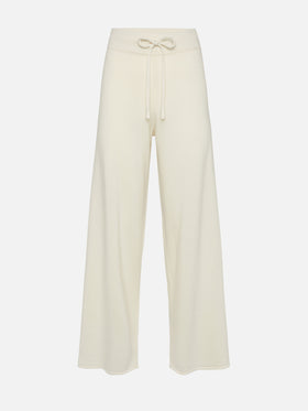 Off-white cashmere blend knit pants Cambon