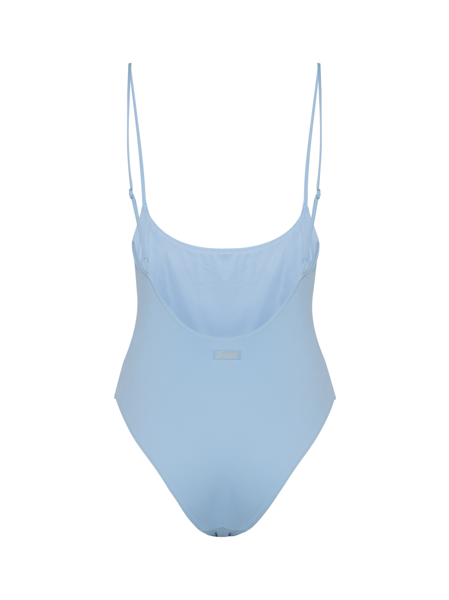 One-piece swimsuit Cecille with rhinestone striped embellishment