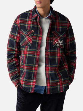 Camicia over con taschino e ricamo St. Barth Bob Club