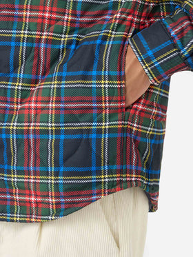 Chalet tartan padded overshirt