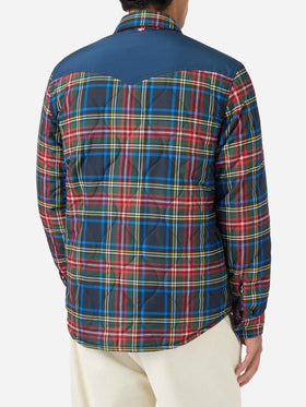 Chalet tartan padded overshirt