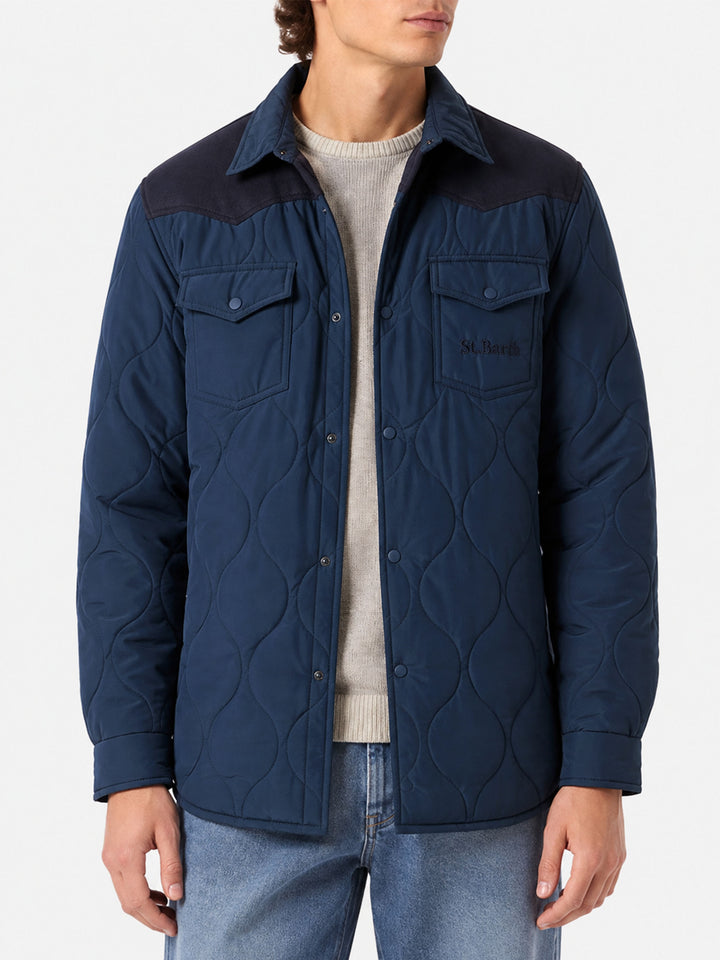 Surchemise matelassée Chalet Tex navy 