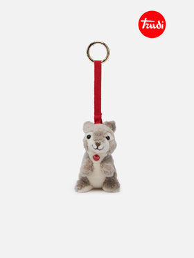 Charm with mini plush rabbit | TRUDI SPECIAL EDITION