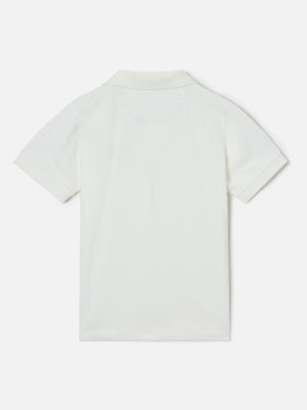 White Charles Jr polo in piquet
