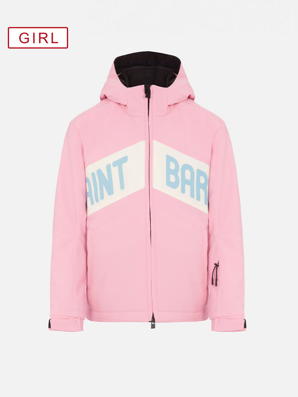 Girl pink ski jacket Chavanette