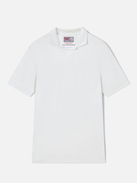 Technisches Piqué-Poloshirt Camber in Creme 