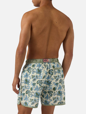 Comporta swim shorts with floral print