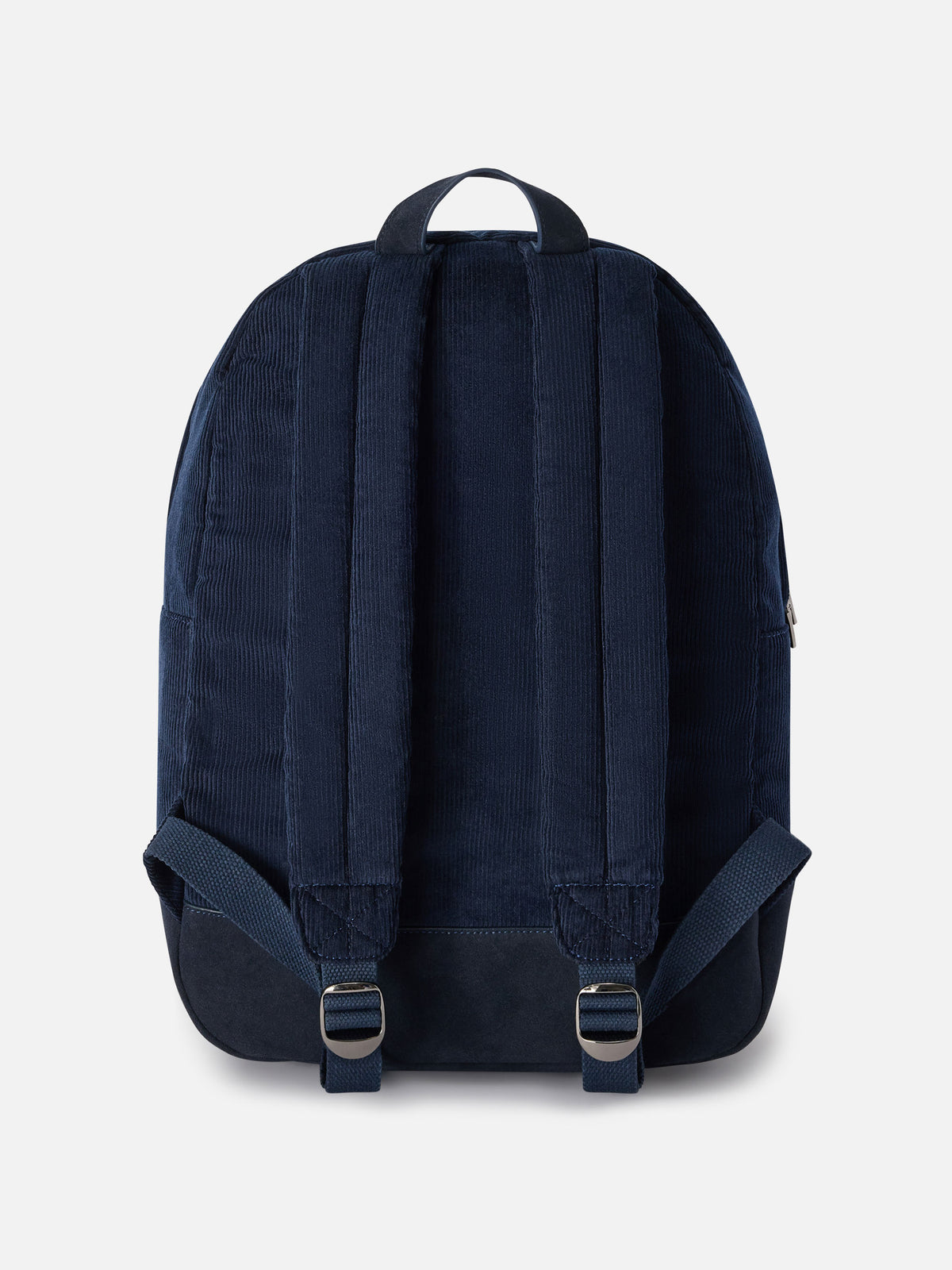 Marineblauer blue Cody Cord-Rucksack mit Logostickerei 