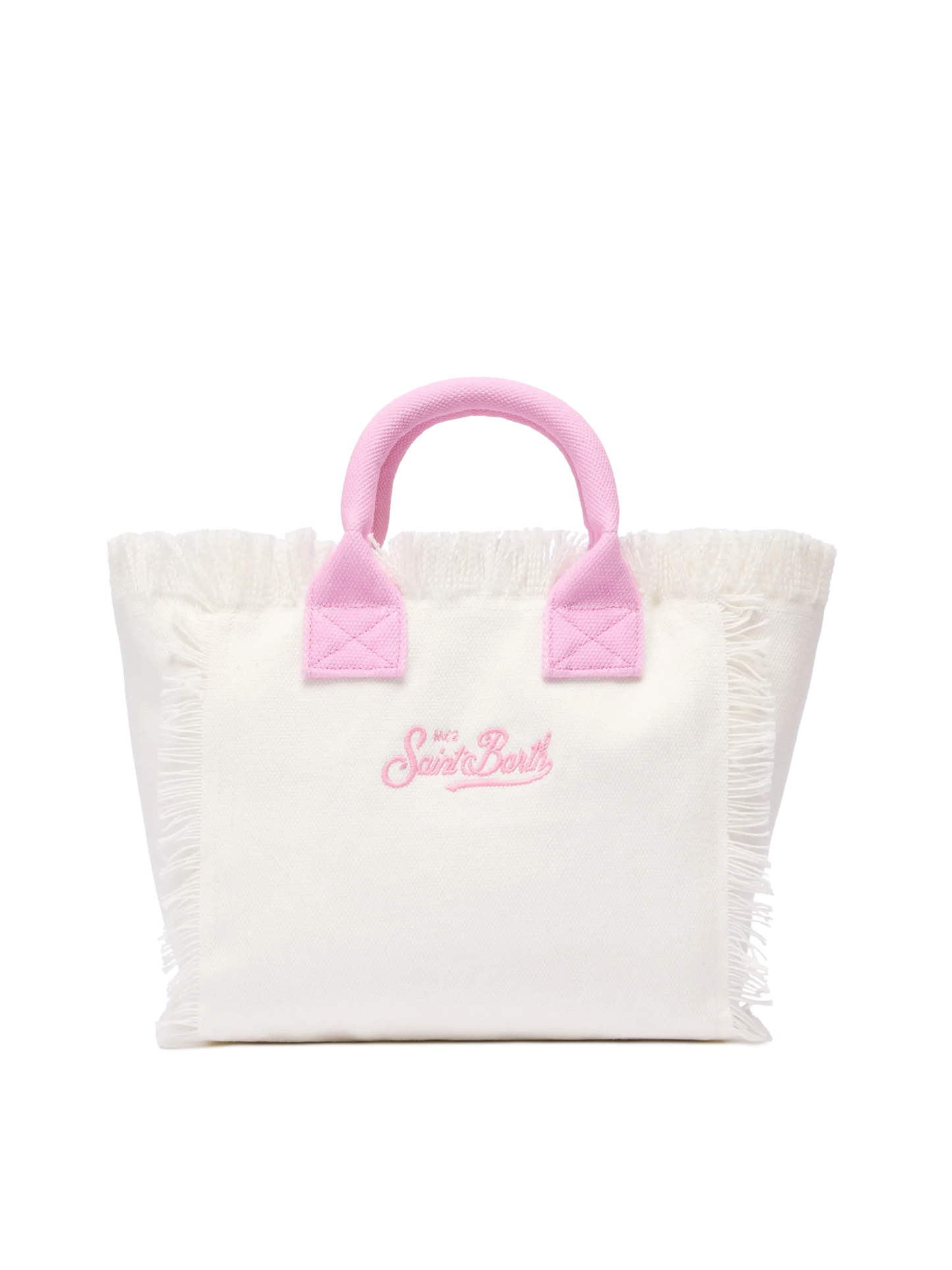 Borsa Colette in canvas di cotone con logo patch Saint Barth