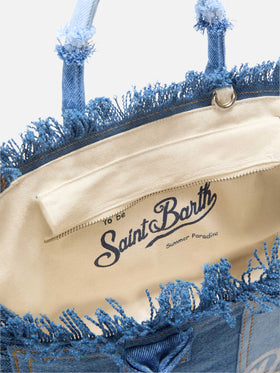 Borsa Colette in denim patchwork