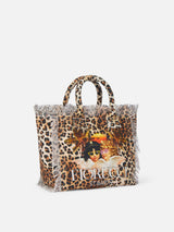 Colette-Handtasche aus Animalier-Baumwollcanvas | FIORUCCI-SONDERAUSGABE