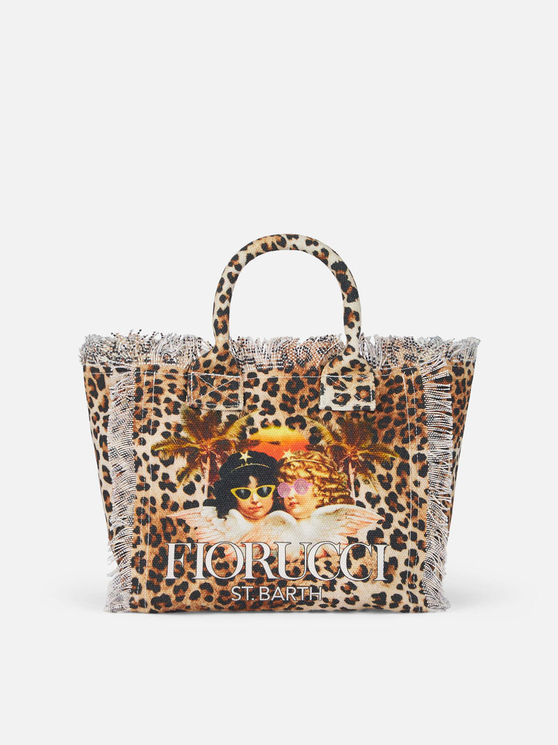 Colette-Handtasche aus Animalier-Baumwollcanvas | FIORUCCI-SONDERAUSGABE