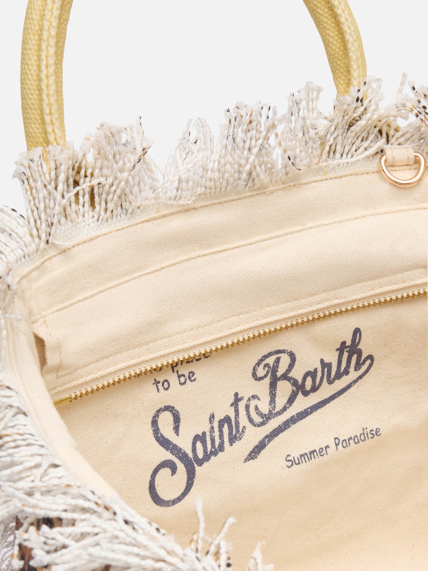 Colette-Handtasche aus Baumwollcanvas mit Animal-Print