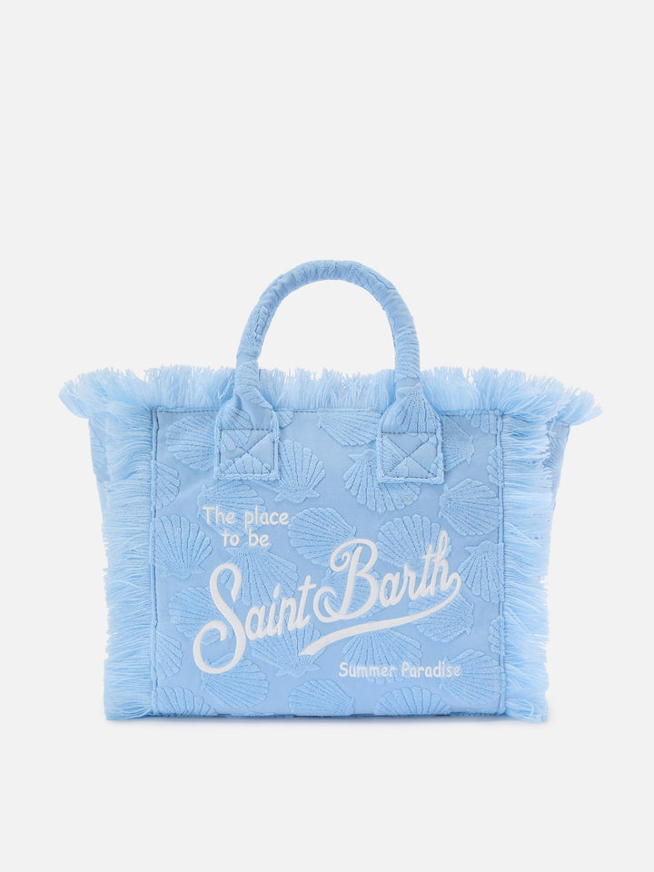 Terry effect Colette bag with raised shell detail