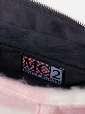 Colette-Deckenhandtasche mit Karodruck