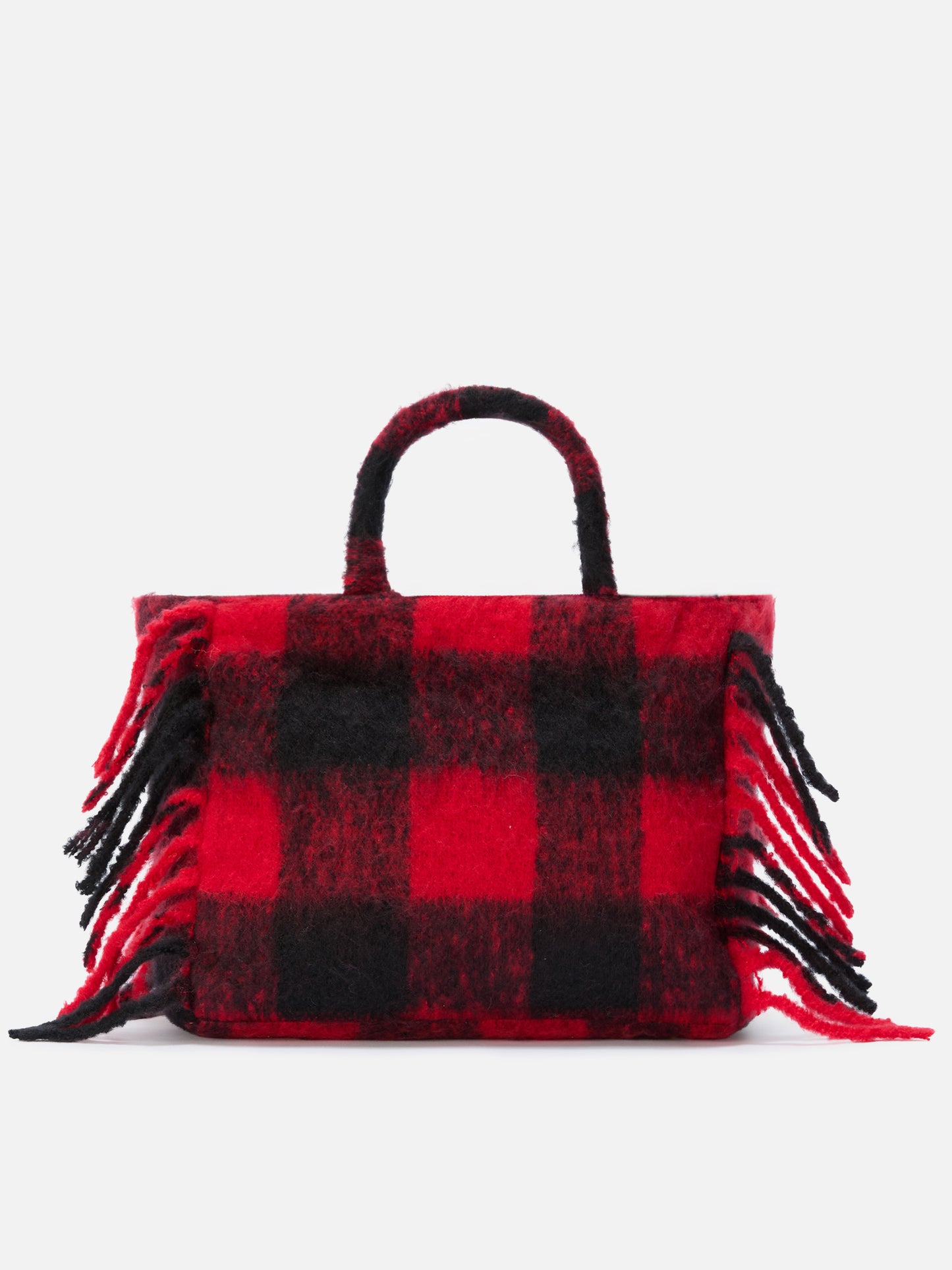 Colette blanket handbag with check print