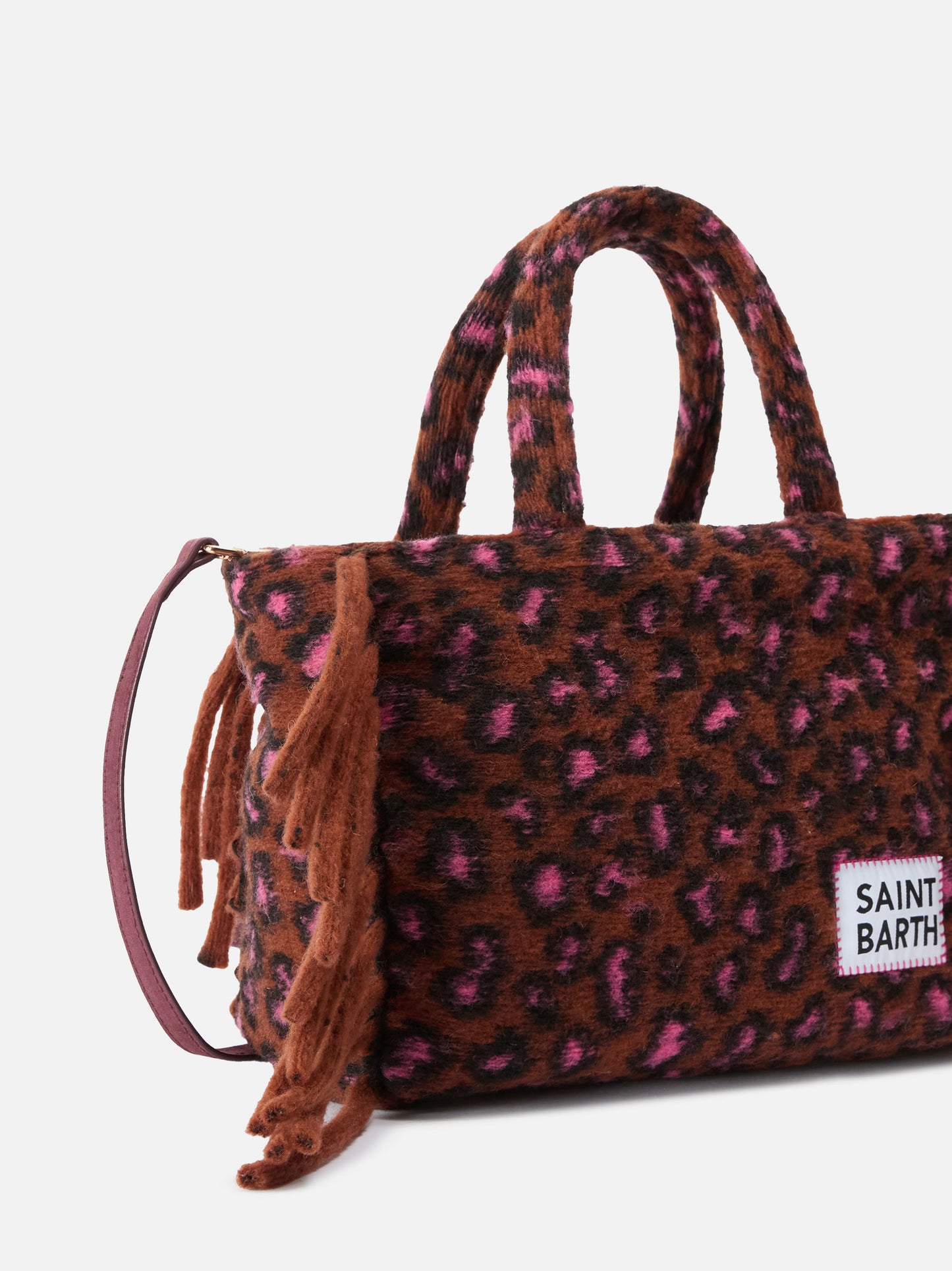 Colette Blanket handbag with animalier print