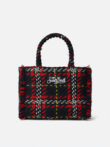 Colette wooly handbag with maxi tartan pattern