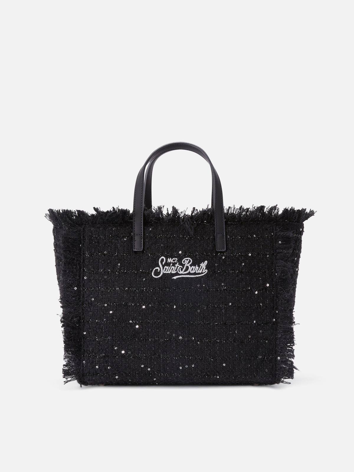 Sac Colette noir avec sequins et broderie logo 
