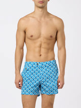 Man Comfort Badeshorts mit geometrischem Print