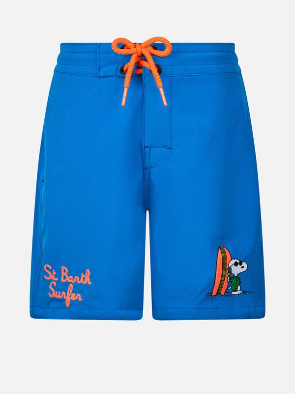 Costume da bagno da bambino Comfort Surf Jr con stampa piazzata Snoopy