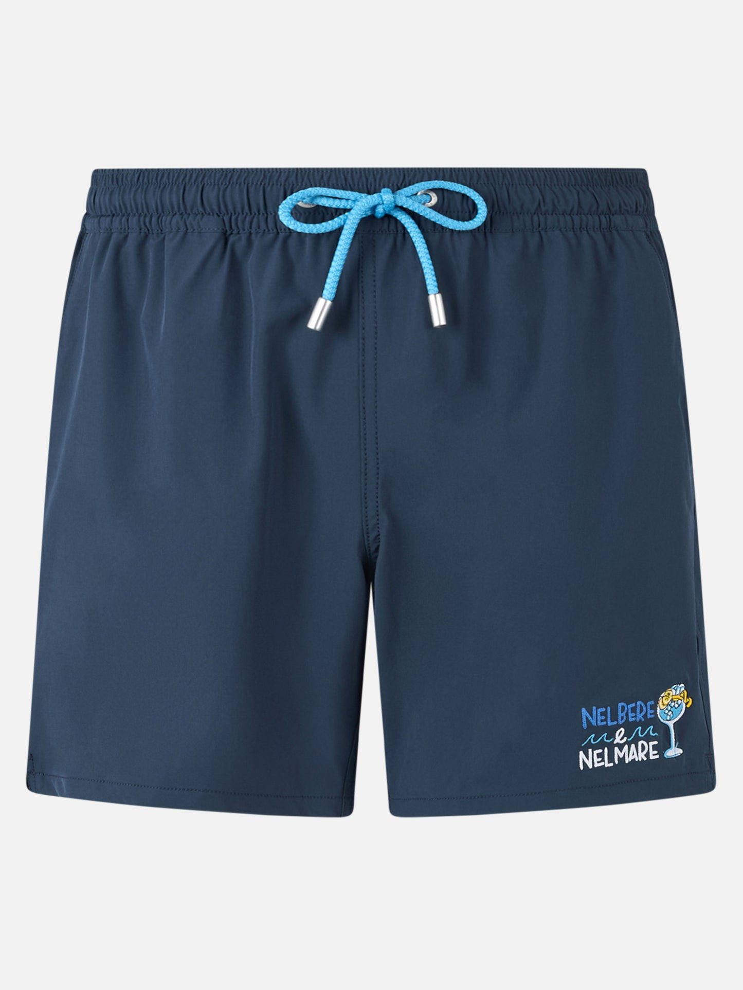 Man Comfort swim shorts with Nel bere e nel mare embroidery | INSULTI LUMINOSI SPECIAL EDITION