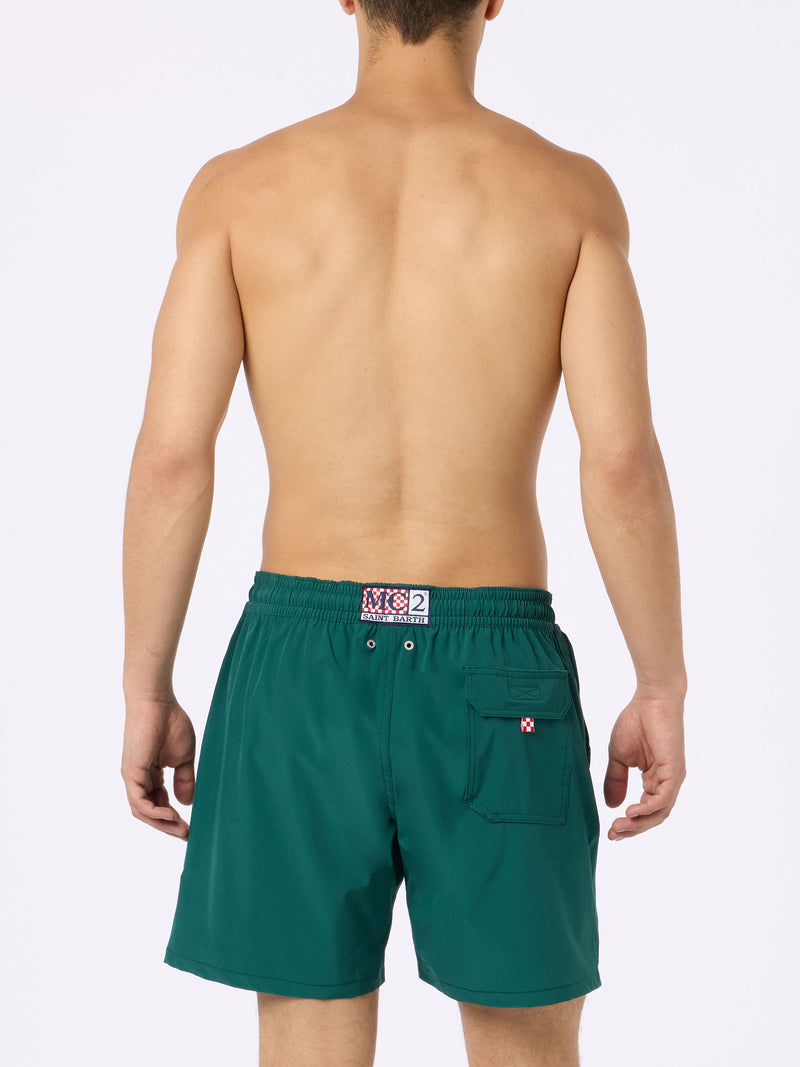 Man Comfort Badeshorts mit „Forte dei Drammi“-Stickerei | INSULTI LUMINOSI SONDEREDITION