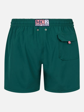 Man Comfort Badeshorts mit „Forte dei Drammi“-Stickerei | INSULTI LUMINOSI SONDEREDITION