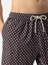 Comfort Light swim shorts with tie print