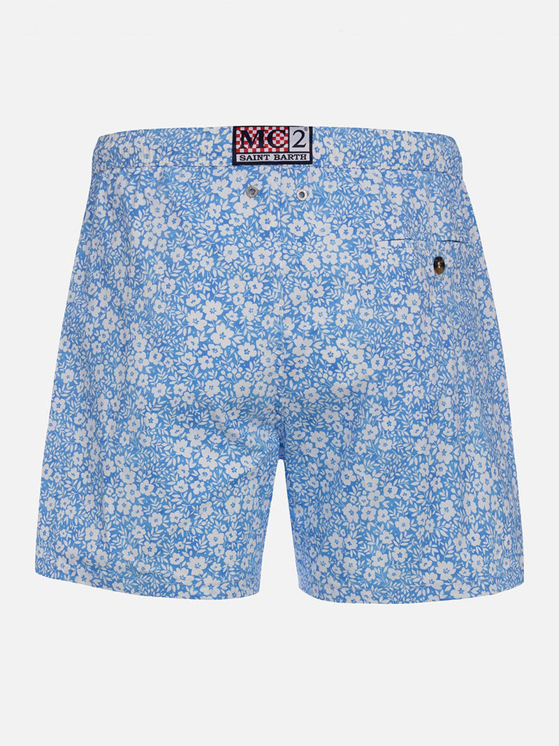 Man Comfort Light Badeshorts mit Blumendruck